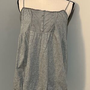Arizona Jean Company Gray Sleeveless Relaxed Camisole